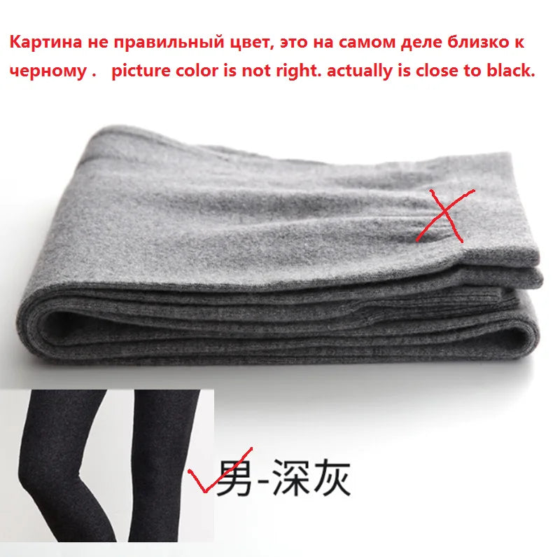 95% cashmere men underwear women merino wool winter thermo leggings thermal pants warm long johns leggins wear clothing clothes