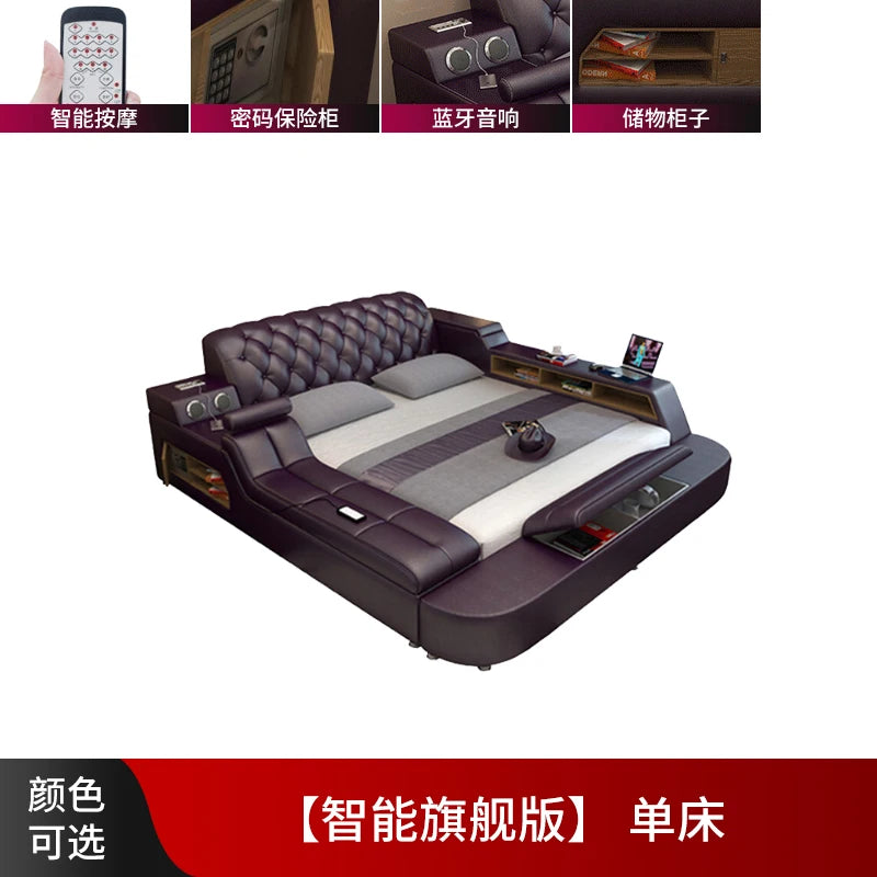 Space Saving Smart Bed Multifunctional Luxury Nordic European Sun Full Simple Bed Camping Children Wood Muebles Hotel Furniture