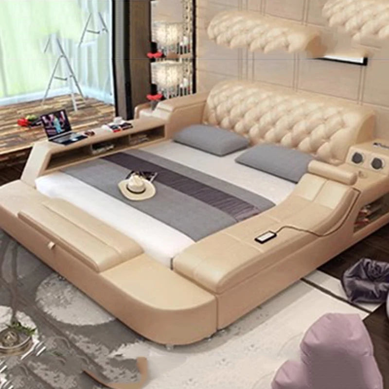 Space Saving Smart Bed Multifunctional Luxury Nordic European Sun Full Simple Bed Camping Children Wood Muebles Hotel Furniture