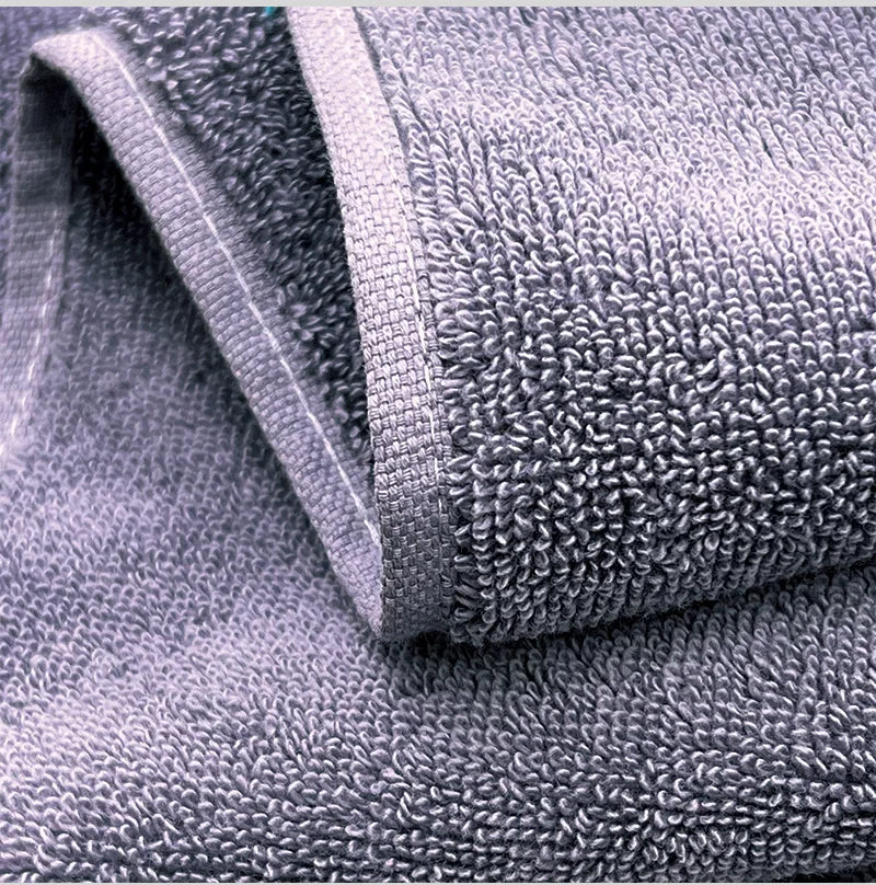 6/8PCS Bath Towel Set Adult Bathroom Cotton Super Absorbent 2 Wash Towel 2 Hand Towel 2 Bath Towel Hotel Spa Beauty Salon Grey