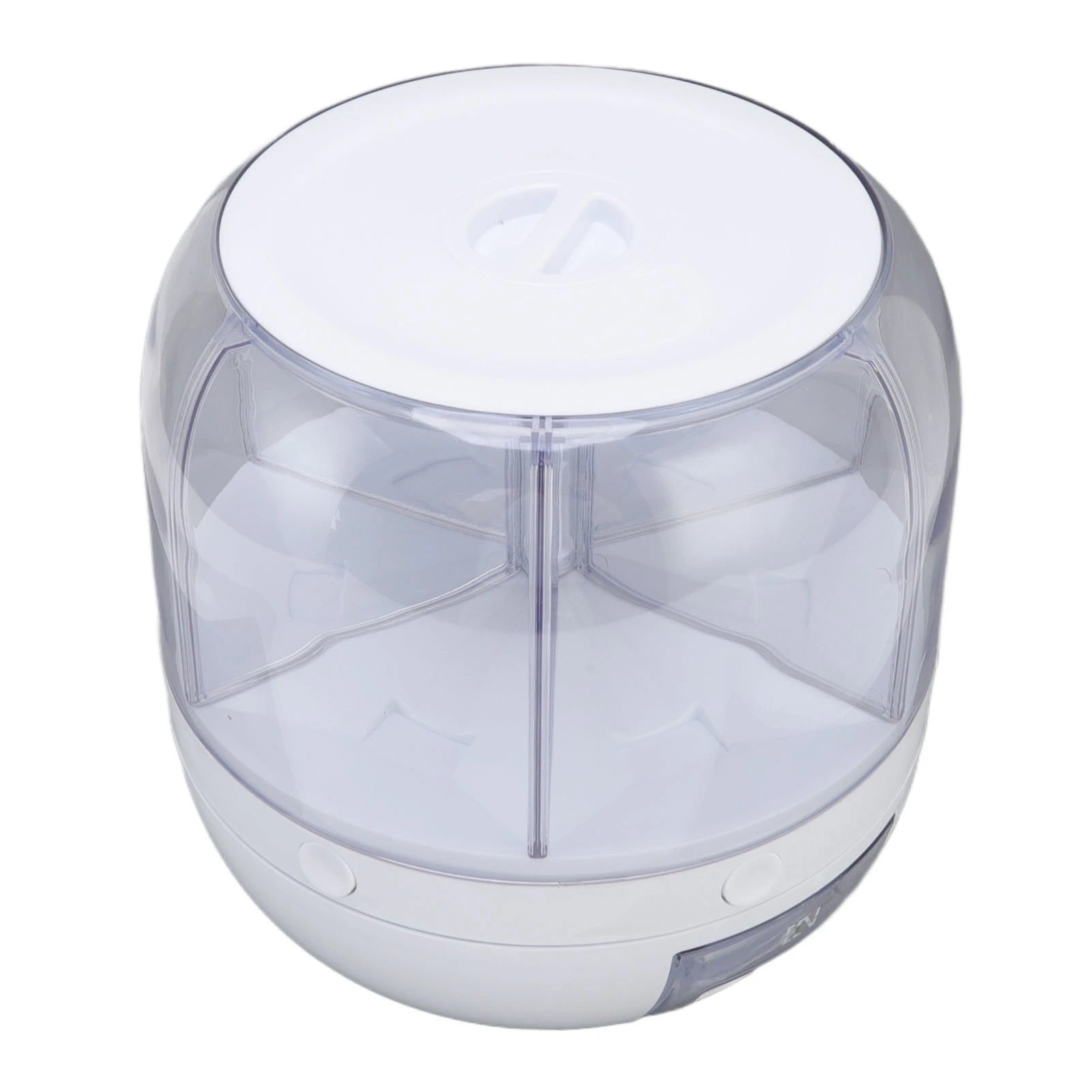 Grain Dispenser 6 Grids PP Rotation Insect Proof Grain Storage Organization Rice Storage Container for Home Kitchen