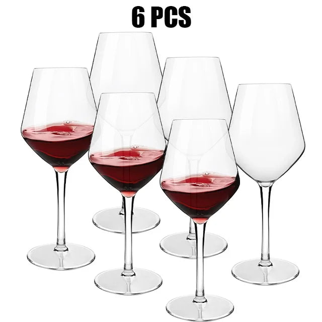 MICHLEY 2/4/6PCS Unbreakable Tritan Plastic Wine Glass Picnic Set Reusable Luxury For Party Barware Outdoor Dishwasher