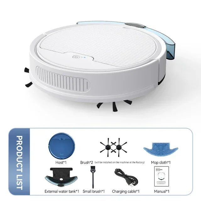 2024 New Automatic Sweeping Robot Vacuum Cleaner APP Control Water Tank Sweep And Wet Mopping Vacuum Clean Intelligent Robot