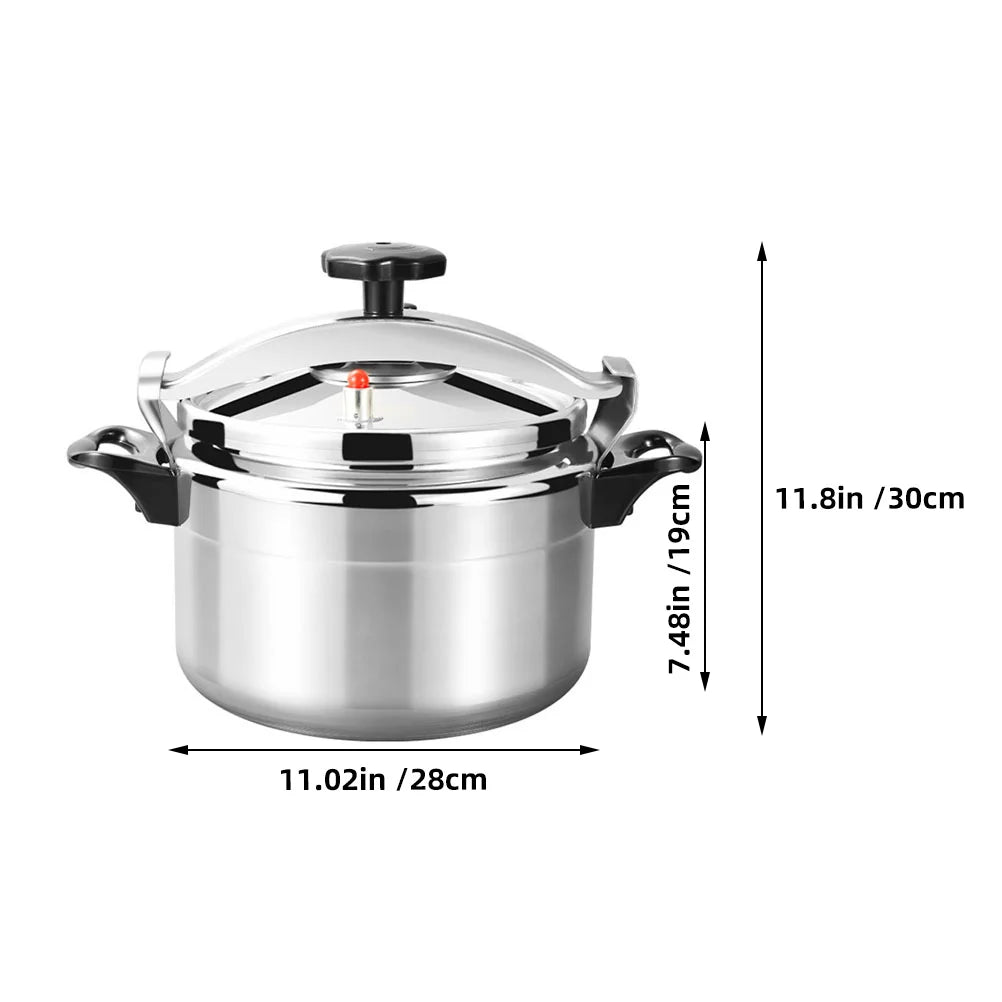 Pressure Cooker Stainless Container with Lid Pot for Cooking Induction Cookers Aluminum Alloy Saucepan 7L
