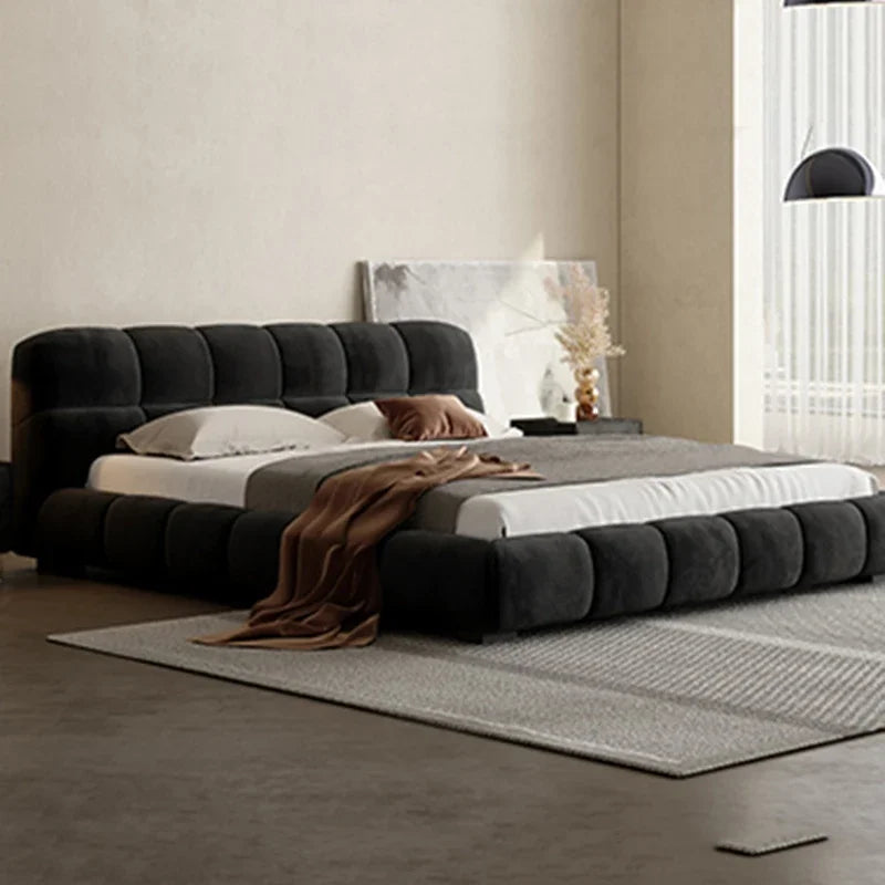 Beauty European Bed Modern Bedroom Sun Double King Size Luxury Bed Wooden Sleeping Safe Massage Camas De Casal Salon Furniture