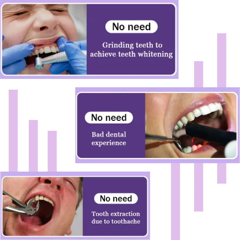Ouhoe V34 Professional Teeth Whitening And Repair Gel Breaks Down The Stains On The Tooth Surface To Achieve Highly Efficient