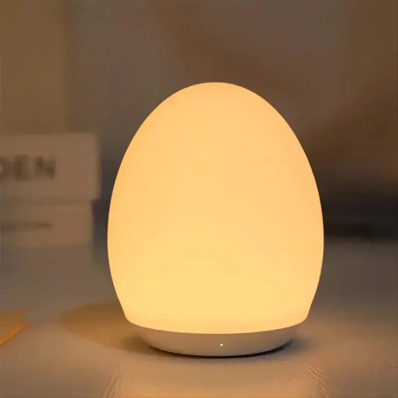 LED Dimmable Bedside Lamp Rechargeable Nursery Lamp Warm White Baby Sleeping Night Lamp