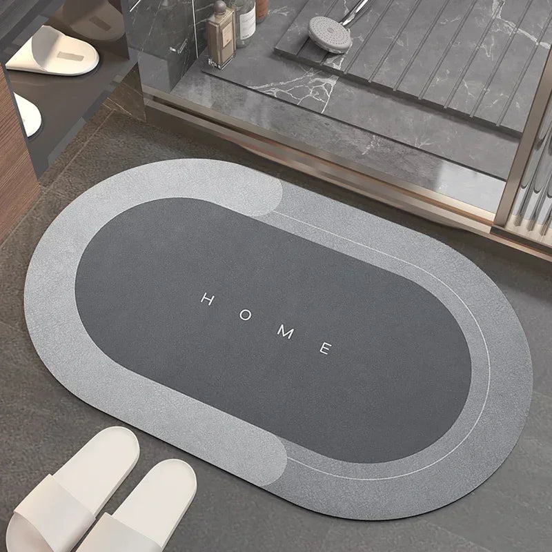 Super Absorbent Floor Mat: Quick Drying, Non-slip, Easy to Clean - Ideal for Bathroom, Doorway, Kitchen - Dropship Available
