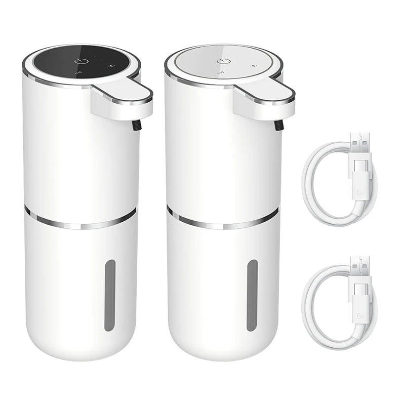 380ml Touchless Liquid Soap Dispenser Foam USB Wall Mounted Smart Display Automatic Infrared Sensor Soap Dispensers Hand Washer