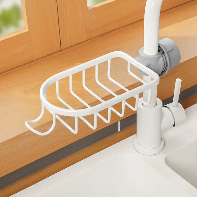 Convenient Clip-on Soap Tray Aluminum Soap Dish Adjustable Shower Rail Slide Soap Plates Smooth Bathroom Kitchen Holder