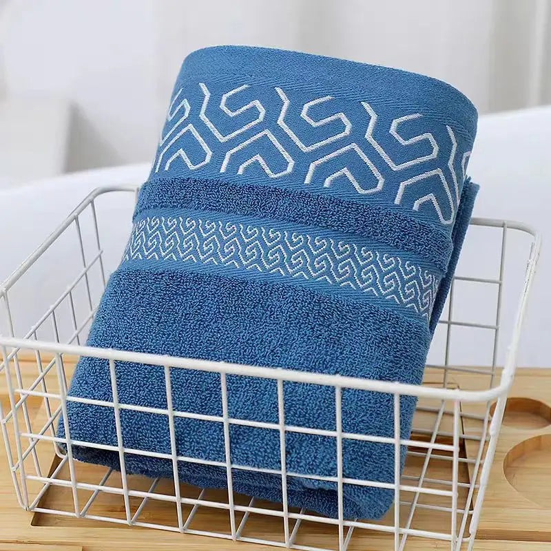 380g new pure cotton thick bath towel 70*140 soft absorbent no shedding color
