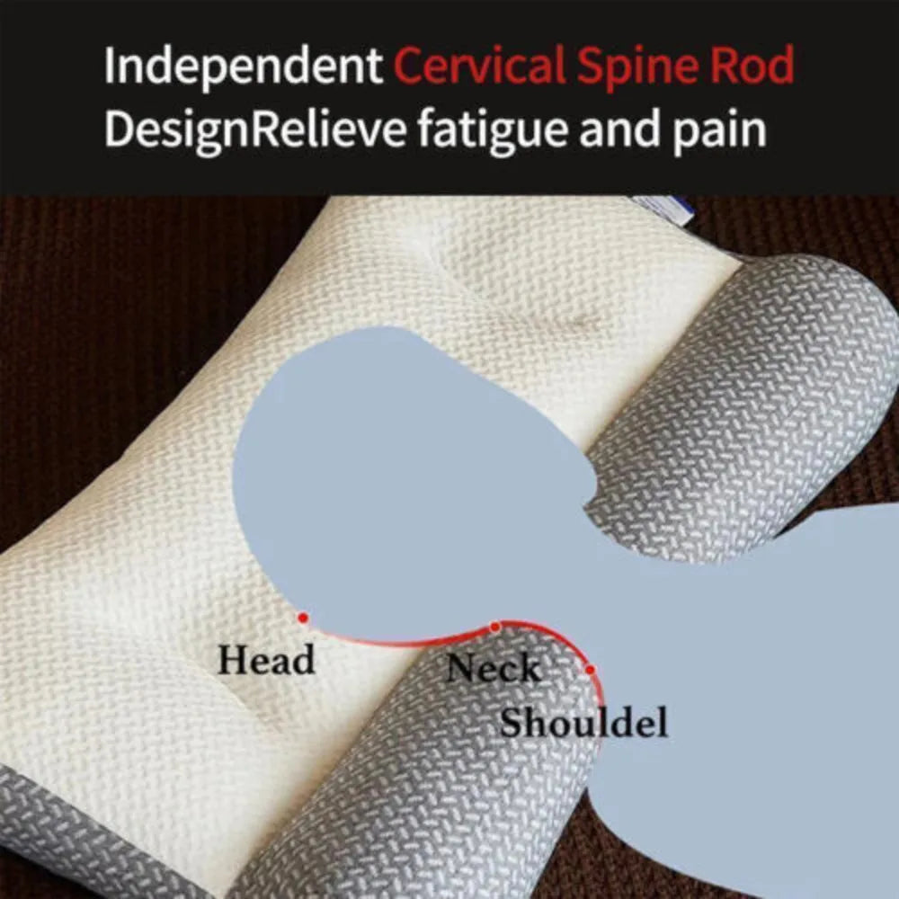 Ergonomic Orthopedic Foam-Pillow Cervical Pillow For Neck & Shoulder Pain Relief
