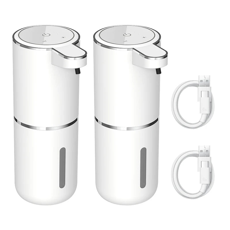 380ml Touchless Liquid Soap Dispenser Foam USB Wall Mounted Smart Display Automatic Infrared Sensor Soap Dispensers Hand Washer