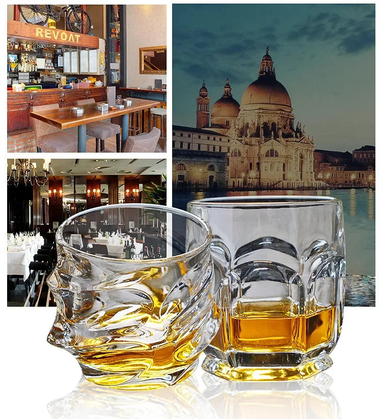 Whiskey Glass Cup Crystal Whisky Glasses Cups for Alcoho Drinking Scotch Bourbon Whisky Cognac Vodka Gin Tequila Rum Home Bar