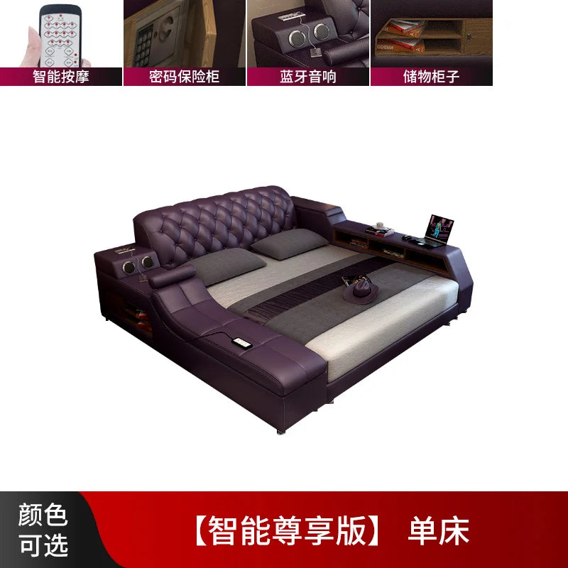 Space Saving Smart Bed Multifunctional Luxury Nordic European Sun Full Simple Bed Camping Children Wood Muebles Hotel Furniture