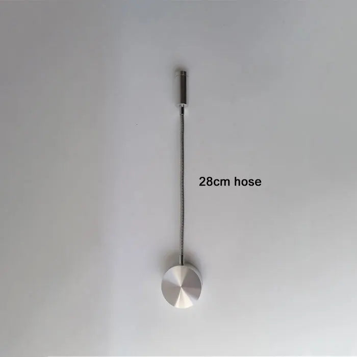 L40cm Long gooseneck 3W Led Wall Light Bedside Led Wall Lighting Black Switch hose AC90-260V 110V 220V reading Lights book lamp