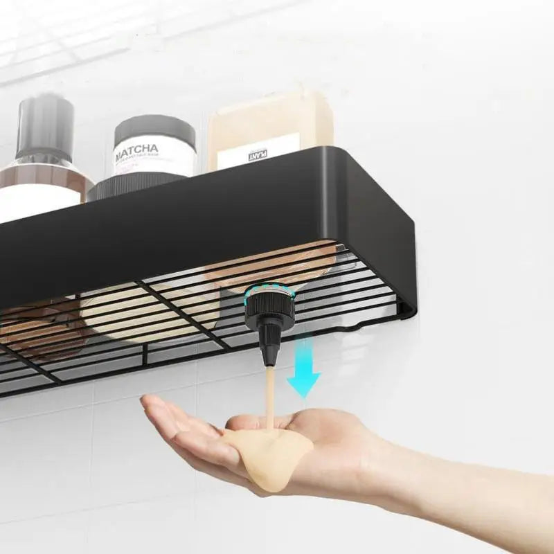 Shower Caddy - 2 Pack Rustproof Shower Organizer, Drill-Free & Quick-Dry Shower Shelf for Inside Shower with 4 Hooks