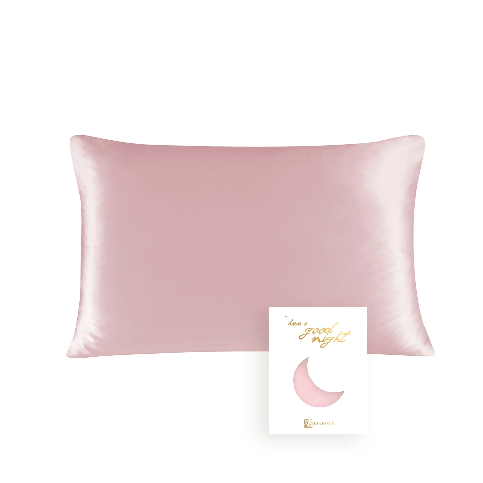 100% Natural Mulberry Silk Pillow Case With Hidden Zipper 22MM Front in Real Silk & Back in Lenzing Tencel Fabric, 1 Pack