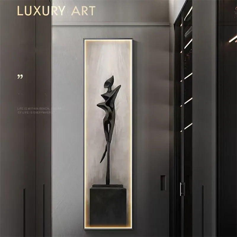 Living Room, Aisle, Dining Room, Room, Bedroom, Corridor, No Wiring Plug Indoor Home Decoration Led Wall Hanging Lights