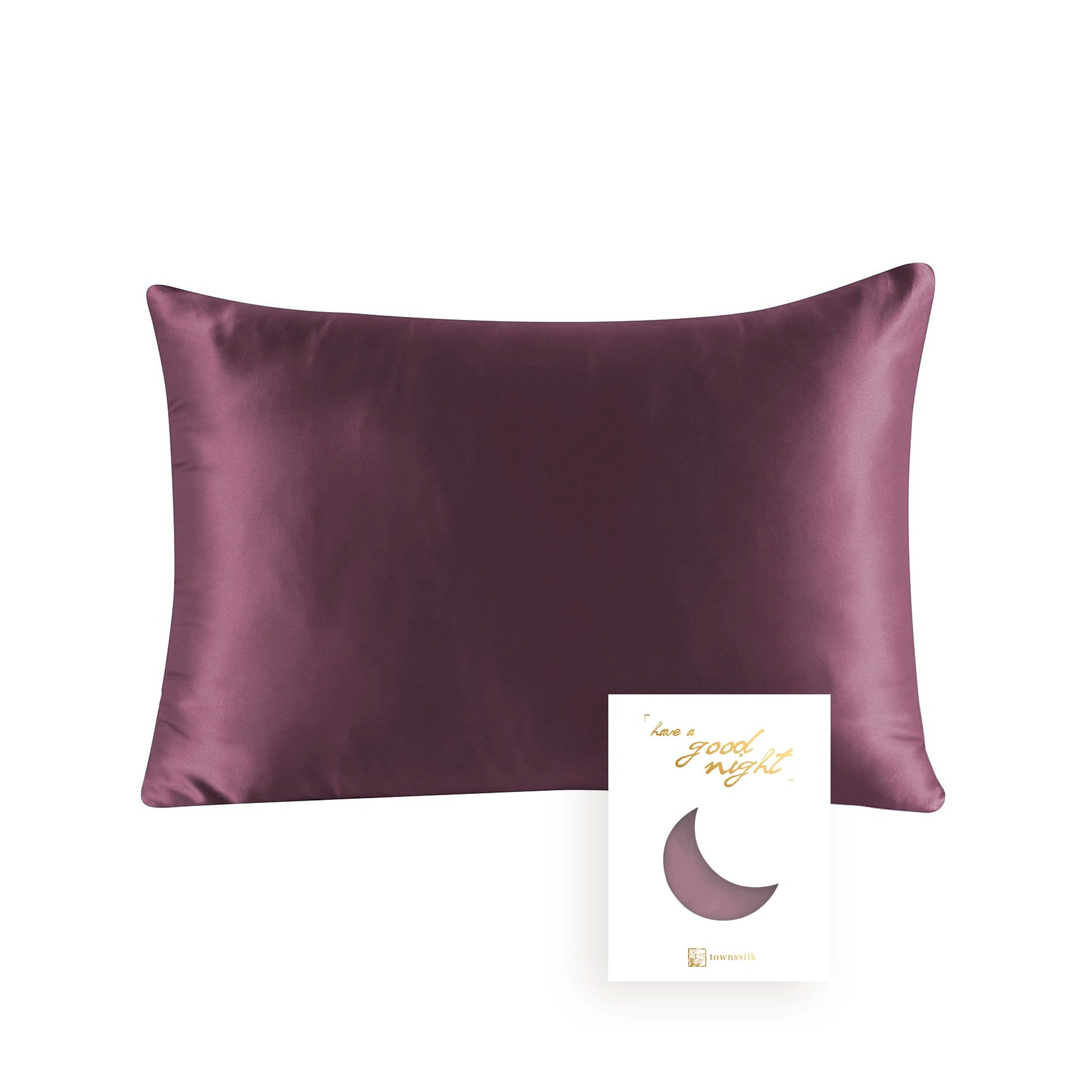 100% Natural Mulberry Silk Pillow Case With Hidden Zipper 22MM Front in Real Silk & Back in Lenzing Tencel Fabric, 1 Pack