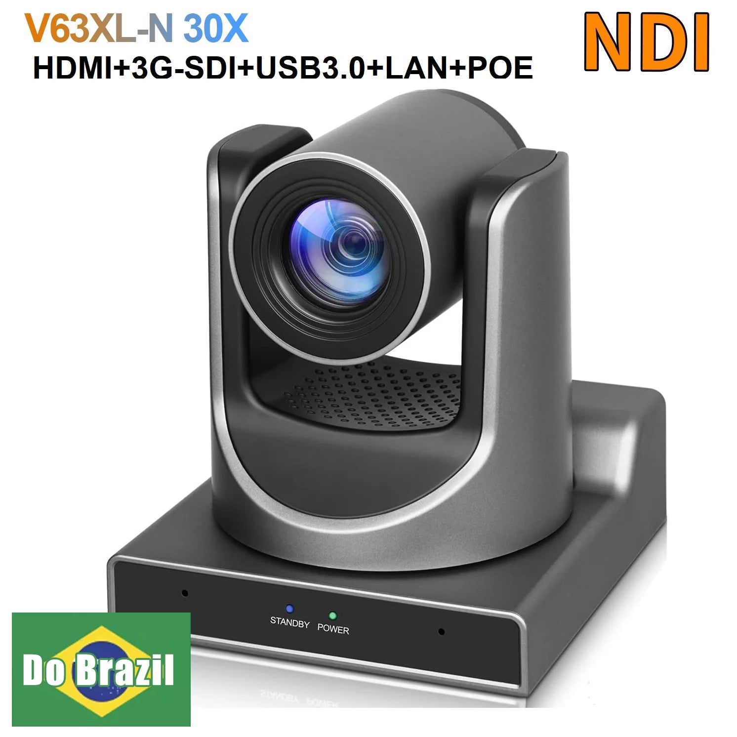 Runpu NDI PTZ Camera Ai Tracking Conference Camera Ptz Video SDI HDMI USB POE Live Streaming Camera for Video Confere Church