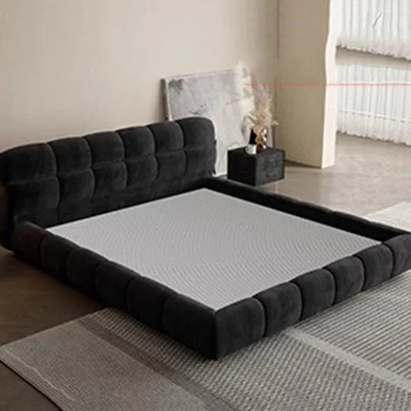 Beauty European Bed Modern Bedroom Sun Double King Size Luxury Bed Wooden Sleeping Safe Massage Camas De Casal Salon Furniture