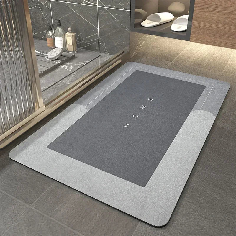 Super Absorbent Floor Mat: Quick Drying, Non-slip, Easy to Clean - Ideal for Bathroom, Doorway, Kitchen - Dropship Available