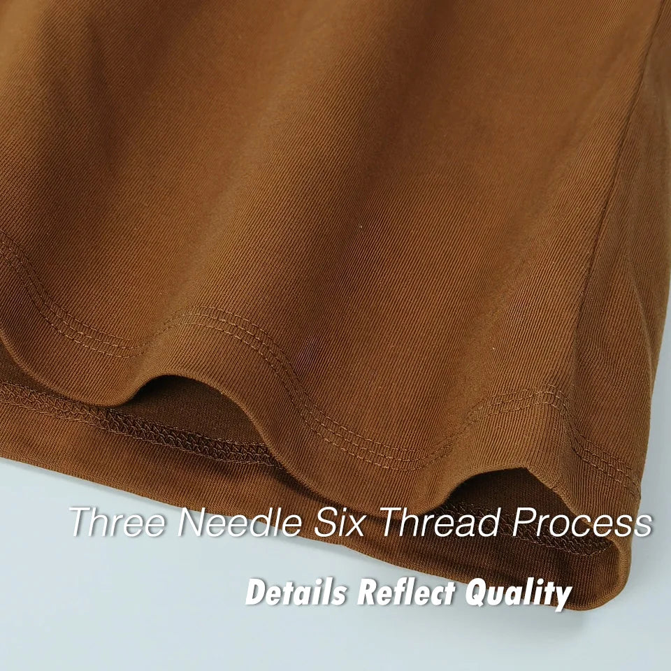 280GSM New Summer 100%Cotton T Shirts Men Casual Short Sleeve Cotton Crew Neck Soft Plain T-Shirt Men's Loose Fit Tee Shirt Tops