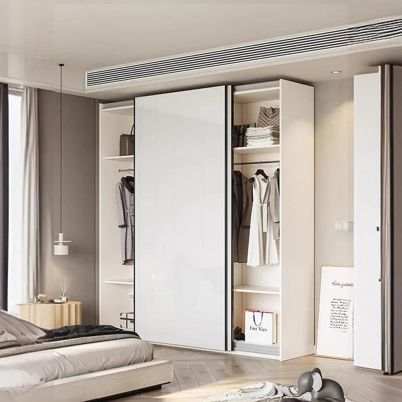 Design Wood Bedroom Wardrobes Organiser Elegant Storage Living Room Wardrobe Set Luxury Wooden Armario De Ropa Furniture Home