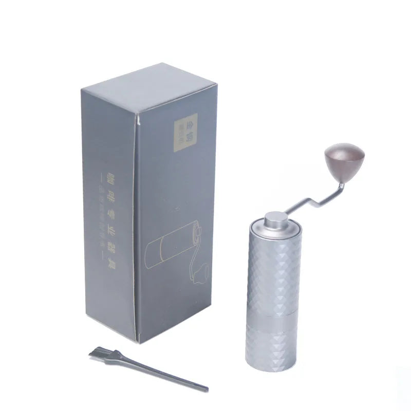 HAVMORE Upgrade Manual Coffee Grinder CNC Professional Stainless Steel Diamond Adjustable Manual Burr Coffee Bean Grinding