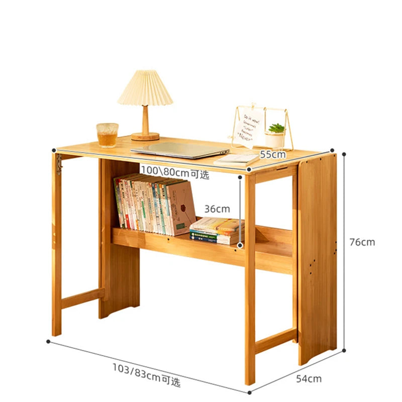 Folding Desk Computer Table Desk Student Household Small Desktop Bedroom Bedside Writing Workbench