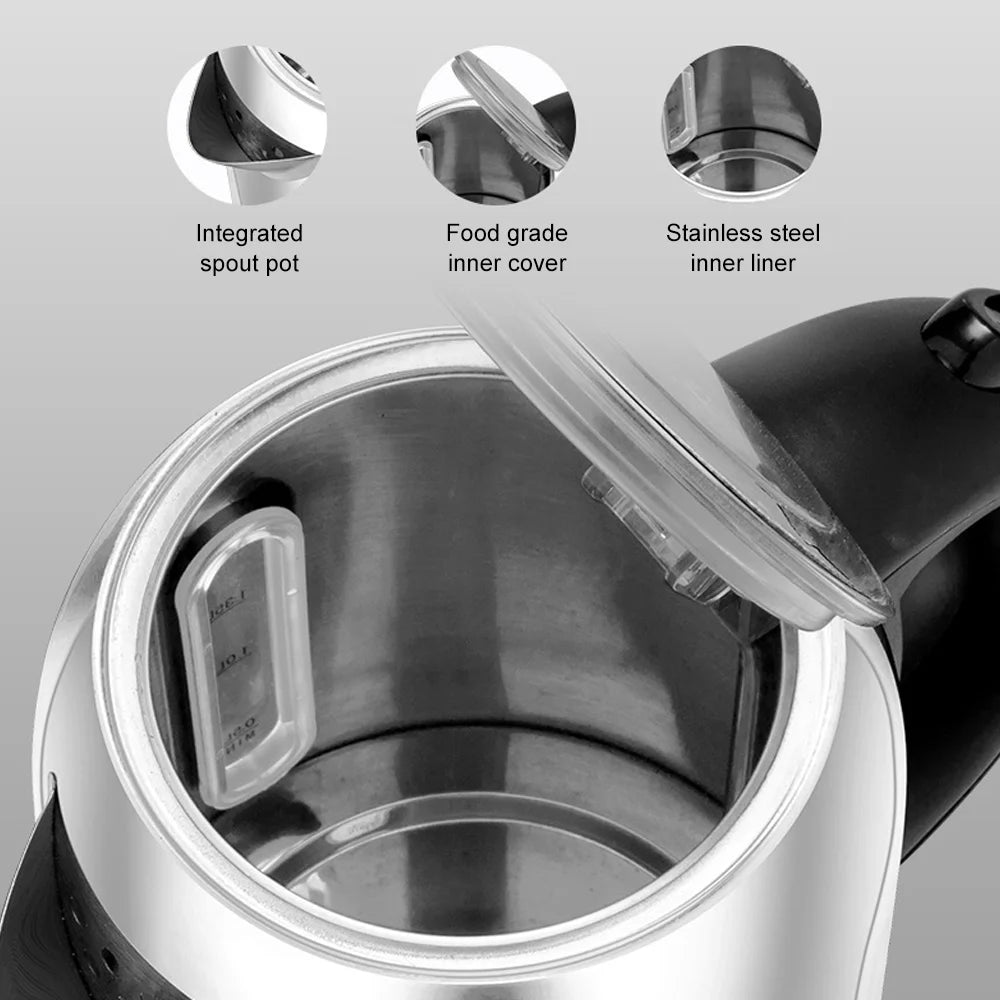 1.7L Electric Kettle 1850-2200W Fast Hot boiling Stainless Water Kettle Teapot Auto power-off overheating protection Kettle