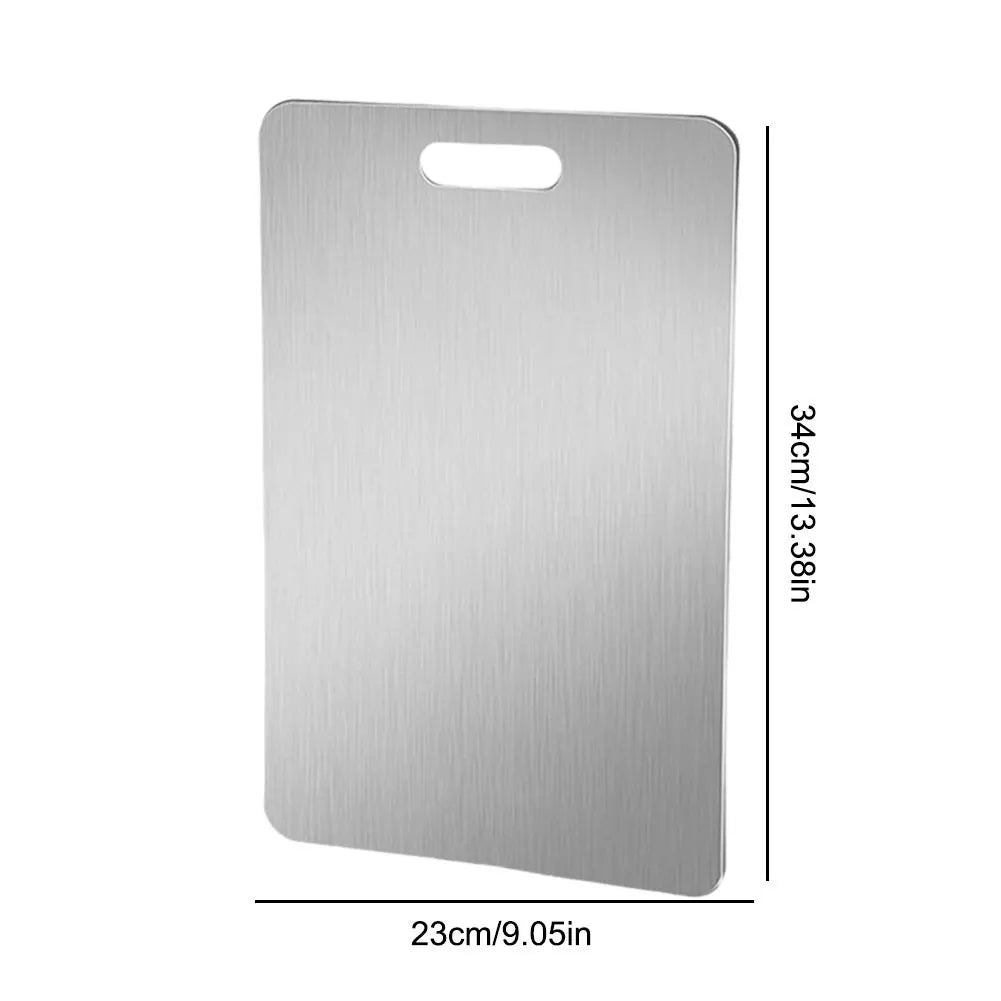 Stainless Steel Thickened Cutting Board Antibacterial Mildew-proof Kneading Dough Board Kitchen Fruit vegetable Cutting Board