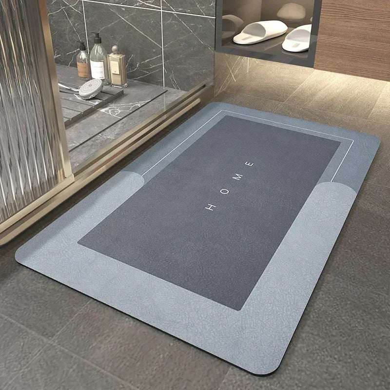 Super Absorbent Floor Mat: Quick Drying, Non-slip, Easy to Clean - Ideal for Bathroom, Doorway, Kitchen - Dropship Available