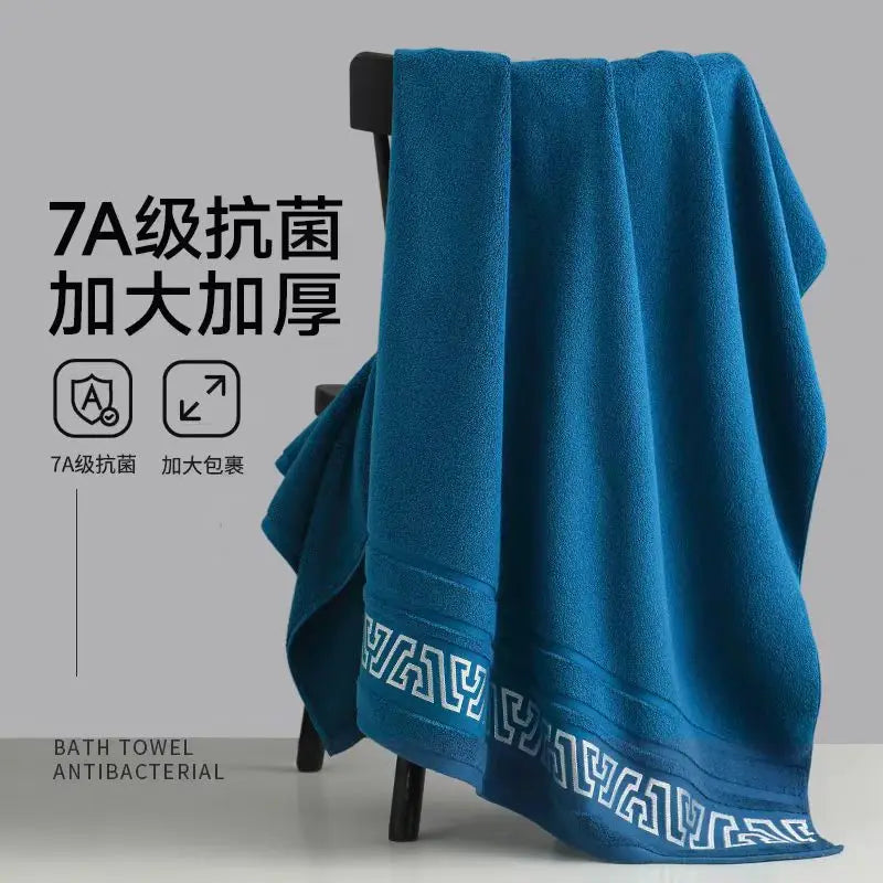 380g new pure cotton thick bath towel 70*140 soft absorbent no shedding color