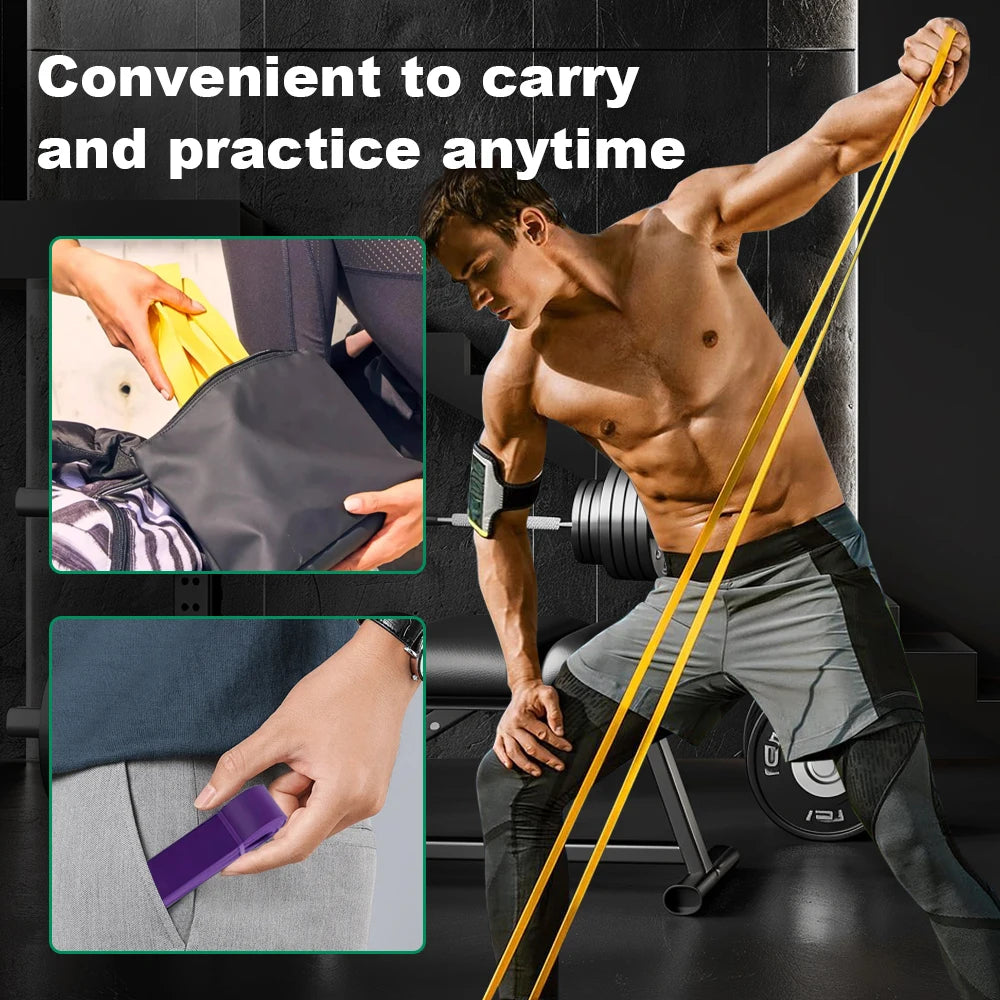 5~120lbs Fitness Resistance Band Boxing Agility Training
