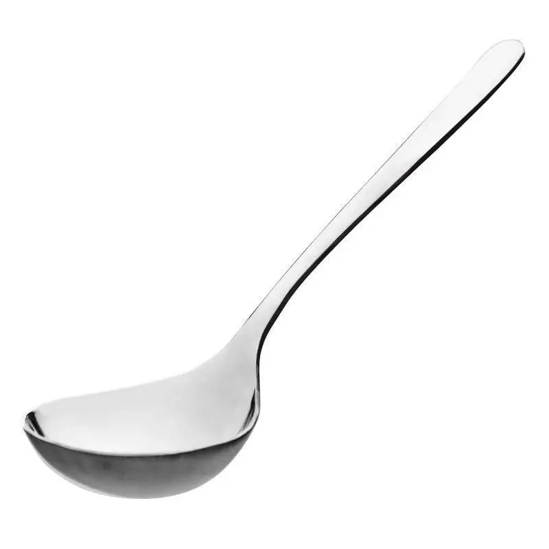 3/5PCS 20CM Extra Large 304 Stainless Steel Soup Ladle Cooking Tool Gold Scoop Tablewares Gold Plated Soup Serving Spoon