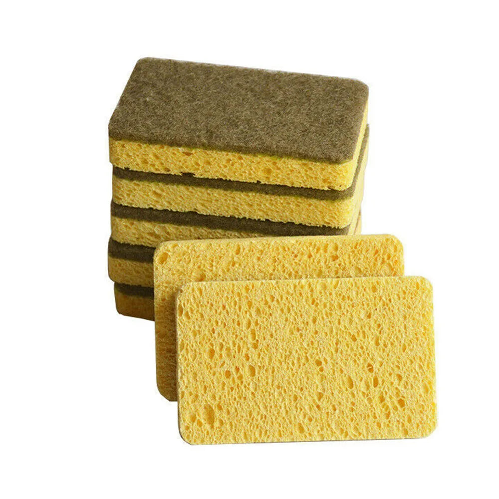 8/16Pcs Eco-Friendly Plastic Free Kitchen Sponge 100% Biodegradable Compostable