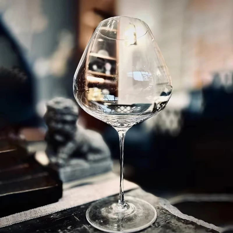 Sydonios Style Crystal Wine Glass France Handmade Extremely Thin Aroma Enlarger Burgundy Cup for Upscale Wine Experience