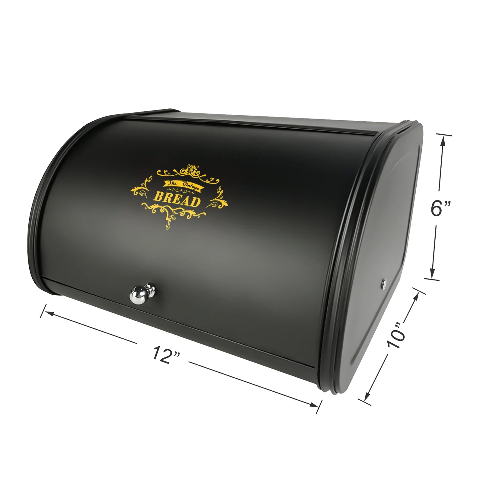 Large Capacity Bread Box Stainless Steel Storage Bin Holder Kitchen Container Case Vintage Dispenser Home Accessories