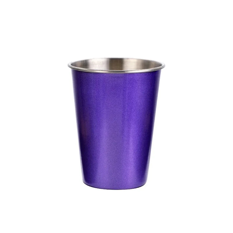 350/500ml 304 Stainless Steel Metal Cup Whisky Beer Cups White Wine Coffee Tumbler Travel Camping Mugs Drinking Coffee Tea Mug