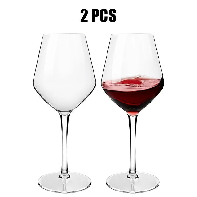MICHLEY 2/4/6PCS Unbreakable Tritan Plastic Wine Glass Picnic Set Reusable Luxury For Party Barware Outdoor Dishwasher