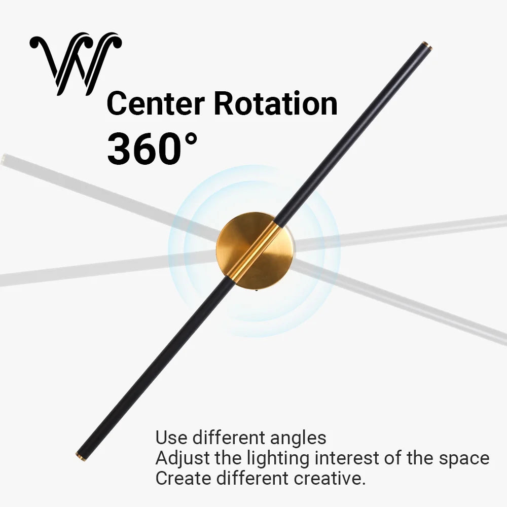 Magnetic Rechargeable Wall Light 4400mAh Detachable Design 360° Rotating Wall Sconce Bedroom Living Room Sofa Wall Lamp