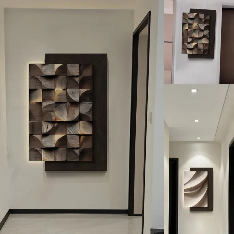 Led Geometric Wall Lamp Italy Designer Square Mounted Sconce For Living Room Resturant Background Wall Decoration Hall Way Light