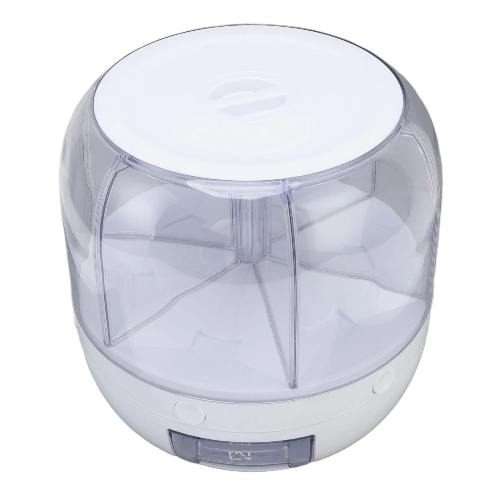 Grain Dispenser 6 Grids PP Rotation Insect Proof Grain Storage Organization Rice Storage Container for Home Kitchen