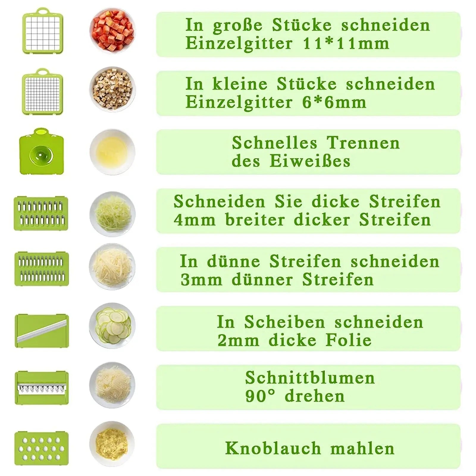 15 in 1 Vegetable Chopper, Salad Fruit Vegetable Food Chopper Slicer Peeler