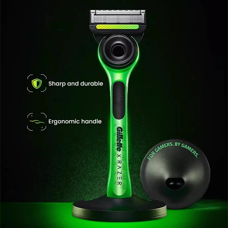 Gillette Labs Razor Co-branded Razor Set Flexdisc 5-Layer Blade Sharp Beard Shaving Men‘s Razor with Stand