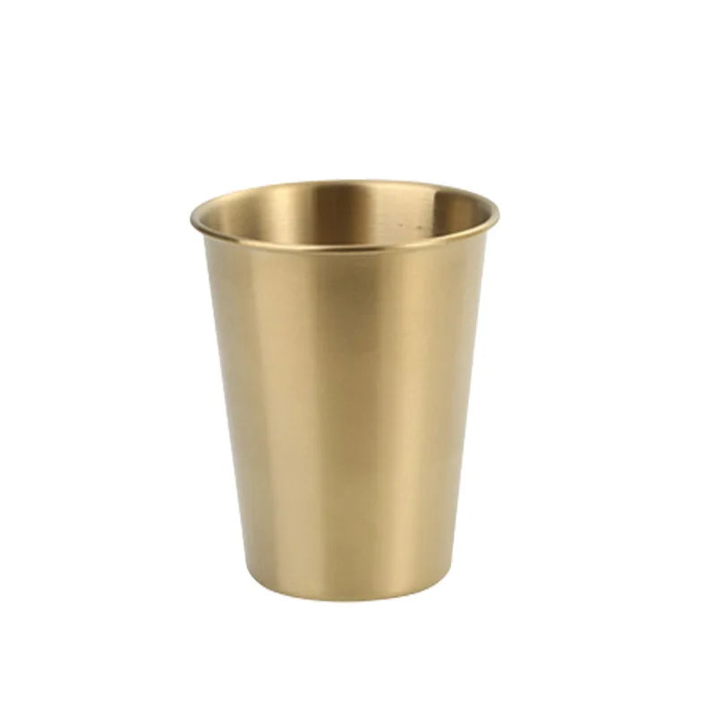 350/500ml 304 Stainless Steel Metal Cup Whisky Beer Cups White Wine Coffee Tumbler Travel Camping Mugs Drinking Coffee Tea Mug