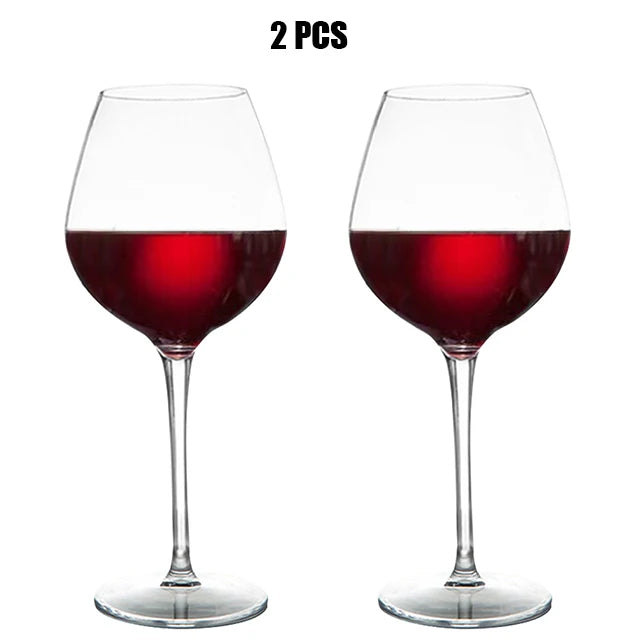 MICHLEY 2/4/6PCS Unbreakable Tritan Plastic Wine Glass Picnic Set Reusable Luxury For Party Barware Outdoor Dishwasher
