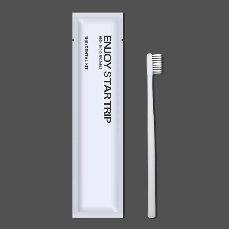 100PCS Disposable Toothbrush Travel Portable Toothbrushes Hotel Supplies Individual Packing Disposable Tooth Brush
